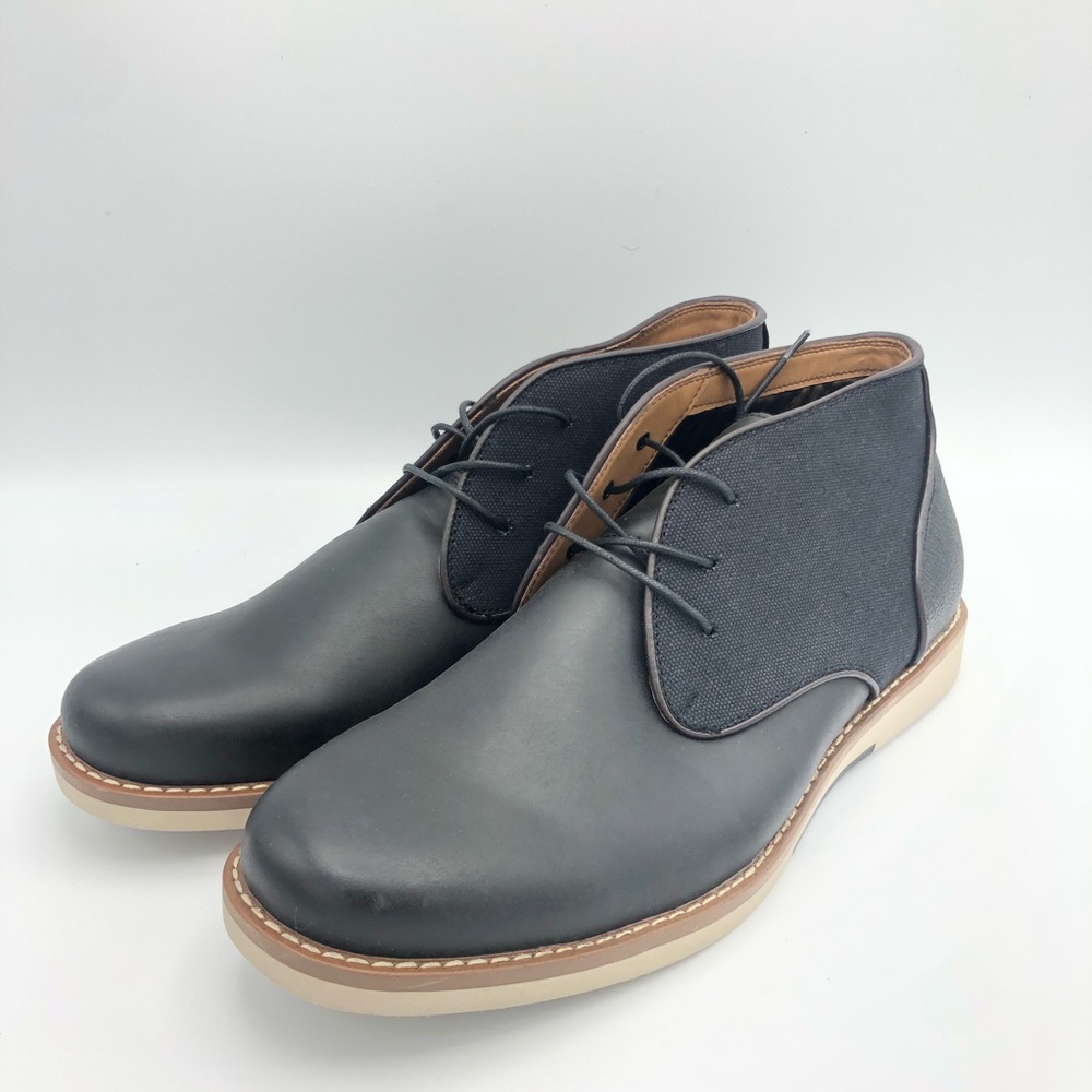 Seven 91 Men Black Colvedro Chukka Boot